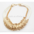 Luxury 18K gold plated filled big statement necklaces bib chokers